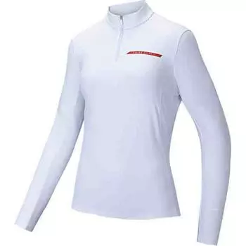 Anta Training Series Half High Neck Pullover Warm Fitted Fleece Long Sleeve Knit Top Women tops Snow-White 162447402N-1 L