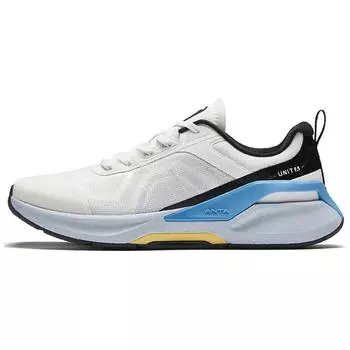Anta Training Series Ignite Shock Absorption Non-Slip Low-Top Training Shoes Men sneaker White Black Blue 112427788-2 42