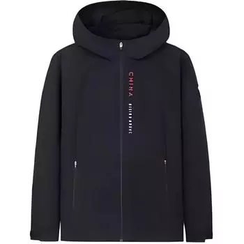 Anta Training Series Letter Hooded Breathable Comfortable Casual Windbreaker Men Outerwear Basic-Black 152427617-2 S