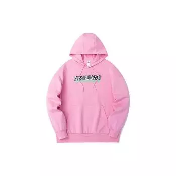 Anta Толстовка с капюшоном Training Series Letter Pattern Printed Loose Hoodie Women Hoodies Fairy-Pink 162317708-2 L
