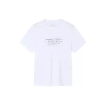 Anta Training Series Letter Round Neck Moisture Wicking Breathable Sports Short Sleeve T-Shirt Men Tops Pure-White 152427108-5 2XL