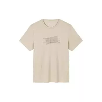 Anta Training Series Letter Round Neck Moisture Wicking Breathable Sports Short Sleeve T-Shirt Men Tops Mica 152427108-3 M