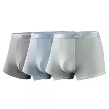 Anta Training Series Letter Soft Comfortable Breathable Versatile Sports Underwear Men Underwear 192538989D-2 3XL