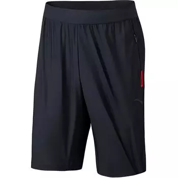 Anta Training Series Mens Breathable Five-Point Casual Shorts Men shorts Basic-Black 152437340-1 S