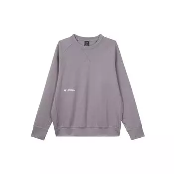 Anta Training Series однотонный трикотажный свитер с круглым вырезом, мужская толстовка дымчато-сине-серого цвета 952337707-2 M