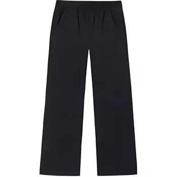 Anta Training Series Simple Casual Solid Color Straight Loose Knit Sports Pants Women Bottoms Black 162527305-2 XL