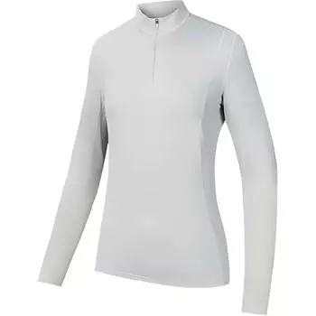 Anta Training Series Solid Color Breathable Versatile Soft Comfortable Long Sleeve T-Shirt Women Tops Mushroom-Gray 162437402-1 L