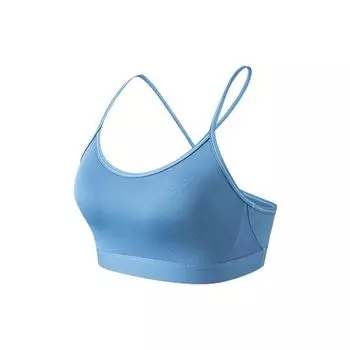 Anta Training Series Solid Color High-Intensity Support Fitness Yoga Sports Bra Women underwear Sky-Blue 962217793-1 S