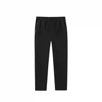 Anta Training Series Solid Color Mid-Rise Comfortable Breathable Versatile Straight Leg Casual Pants Men bottoms Black 152517519N-6 S
