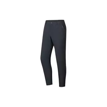Anta Training Series Solid Color Mid-Rise Comfortable Breathable Straight-Leg Sports Pants Men bottoms Black 152427505-3 M