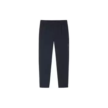 Anta Training Series Solid Color Mid-Rise Breathable Thin Straight-Leg Sports Pants Men bottoms Black 152427303-2 S
