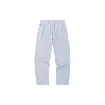 Anta Training Series Solid Color Mid Waist Fleece Straight Leg Casual Pants Men Bottoms 952357305-2 S