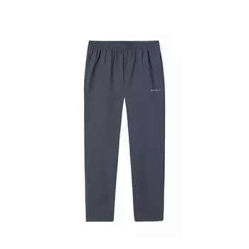 Anta Training Series Solid Color Mid Waist Comfortable Breathable Versatile Sports Long Pants Men bottoms Dark-Gray 952517505-1 S