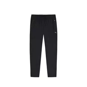 Anta Training Series Solid Color Quick-Dry Versatile Comfortable Simple Knitted Sports Pants Men bottoms Black 152527302D-1 M