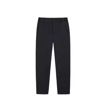 Anta Training Series Solid Color Simple Straight Slim Fit Zipper Casual Pants Men bottoms 152537513N-3 S