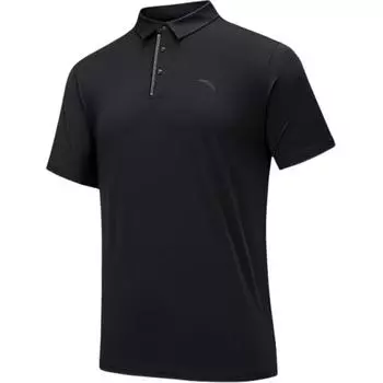 Anta Training Series Solid Color Soft Comfortable Versatile Breathable Casual Short Sleeve Polo Shirt Men Polo Shirts 152537102-3 M