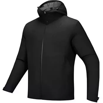 Anta Training Series Solid Color Zip-Up Hooded Comfortable Breathable Versatile Jacket Men jackets Black 952517605-3 S