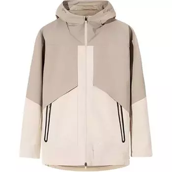 Anta Training Series Sports Casual Minimalist Color Block Hooded Jacket Men Jacket Milk-Coffee-Gray Almond-Coffee 152517638S-1 L