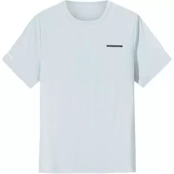 Anta Training Series Sports Casual Simple Round Neck Pullover Short Sleeve T-Shirt Men Tops Cloud-Gray 952527107-1 M
