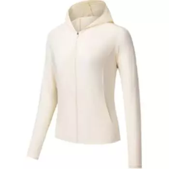 Anta Training Series Sports Casual Simple Solid Color Hooded UV Protection Sun Protection Jacket Women Jacket Cheese-Yellow 962527705-3 XS