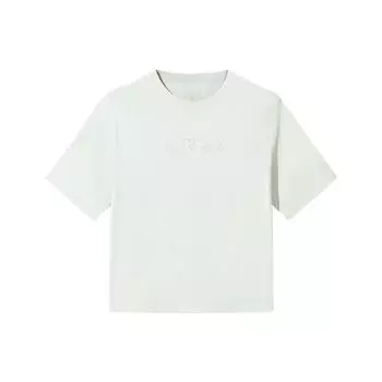 Anta Training Series Sports Lifestyle Solid Color Round Neck Comfortable Breathable Versatile Short Sleeve Regular T-Shirt Women Tops 162527122-5 M