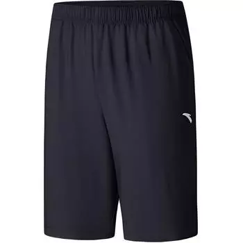 Anta Training Series Sports Minimalist Solid Color Quick-Dry Casual Shorts Men shorts Black 952527506-3 L