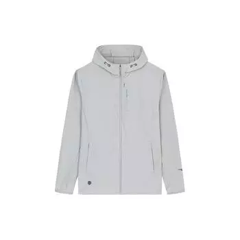 Anta Training Series тканая однотонная куртка с капюшоном и логотипом бренда, легкая, мягкая, удобная, сверхлегкая, дышащая, солнцезащитная куртка 152427624-5 2XL