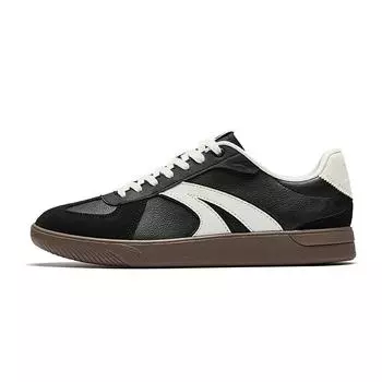 Anta Training Shoes Casual Versatile Durable Lightweight Low Top Skate Shoes Men sneaker Black White 912518009-2 40