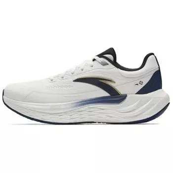Anta Travel PG7 Leather Sports Comfortable Cushioning Rebound Low-Top City Commuting Running Shoes Men sneaker Ivory 112515509-1 42