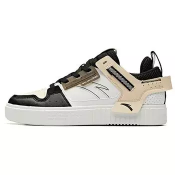 Anta Trendy Wear-Resistant Non-Slip Low-Top Casual Sneakers Women sneakers Black White 92948063-6 35.5