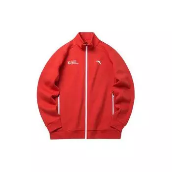 Anta Тренировочная серия логотип печати свободная куртка мужская куртка красная 152137716-1 XXXL
