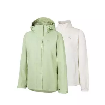 Anta Тренировочная серия однотонная куртка на молнии с капюшоном удобная дышащая повседневная водонепроницаемая ветрозащитная женская куртка 962447602-3 S