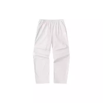 Anta Тренировочные брюки однотонные, средней талии, водонепроницаемые, растягивающиеся в двух направлениях, прямые, повседневные брюки женские, песочно-серые 962417501-1 XXL