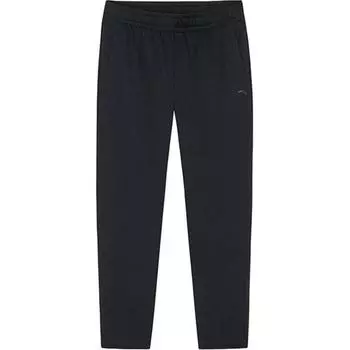 Anta Тренировочные брюки свободного кроя с прямыми штанинами, повседневные трикотажные спортивные брюки женские, базовые, черные 162427316-1 2XL