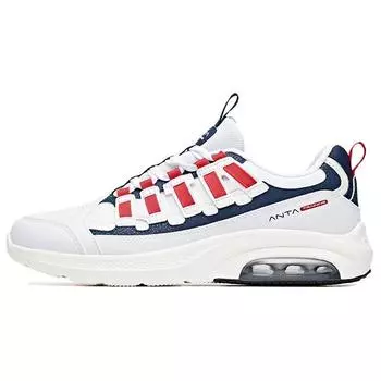 Anta Тренировочные кроссовки серии Durable Breathable Low-Go, мужские кроссовки, белые, синие, красные 112017777-3 40