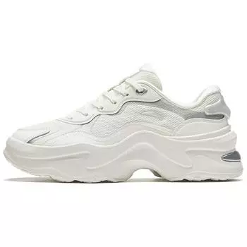 Anta Туфли Rabbit Shoes Retro Casual Low Top Dad Shoes женские кроссовки белые серебристые 922438810-2 36