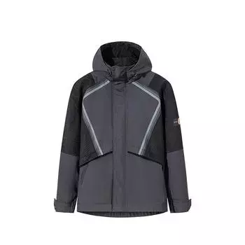 Anta Удобная Дышащая Универсальная Свободная Куртка на Молнии и с Капюшоном Мужские Куртки Базовый-Черный 152518609-2 3XL