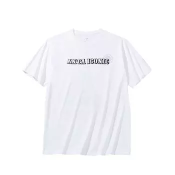 Anta Удобная повседневная футболка с круглым вырезом и коротким рукавом, мужские топы, белоснежная 152438133-3 L