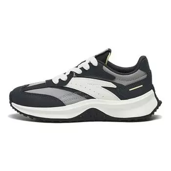 Anta Удобная повседневная нескользящая амортизирующая износостойкая легкая детская повседневная обувь детская повседневная обувь белый черный серый 312248889-8 35