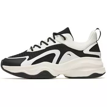 Anta Удобные амортизирующие нескользящие прочные низкие кроссовки женские кроссовки белые черные 122247756-8 36