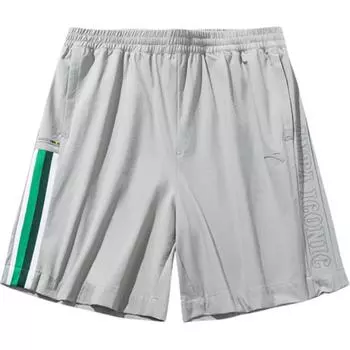 Anta Удобные дышащие цветные блоки средней посадки свободные прямые повседневные шорты мужские шорты Louvre-Gray 152438507-1 XL