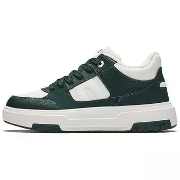 Anta Удобные кроссовки средней высоты с флисовой подкладкой, не скользящие, износостойкие, мужские кроссовки, бело-зеленые 112448920-1 40