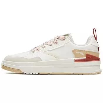 Anta Удобные модные легкие прочные нескользящие низкие кроссовки для скейтбординга женские кроссовки белые коричневые 922328076-2 35.5