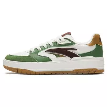 Anta Удобные нескользящие легкие низкие кроссовки мужские кроссовки белые зеленые 112348067-6 43