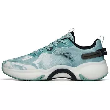 Anta Удобные нескользящие прочные низкие кроссовки для бега мужские кроссовки зеленые белые черные 112225520-7 39