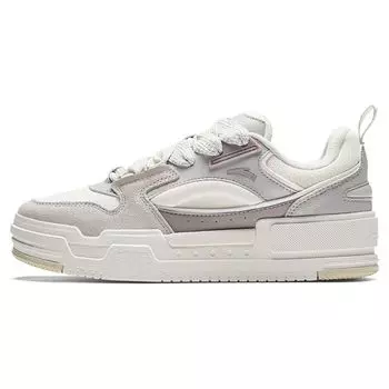 Anta Удобные низкие женские кроссовки Bread Shoes белые фиолетовые 922348001-4 38