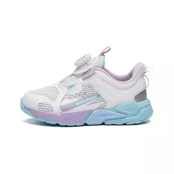 Anta Удобные повседневные нескользящие низкие детские кроссовки для бега Детские кроссовки светло-розовые фиолетовые 322219961A-1 29