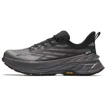 Anta Удобные прочные кроссовки Rebound Low-Top для бега, мужские кроссовки, черные, серые 112345588-3 39