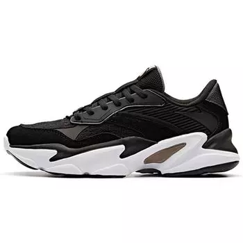 Anta Удобные прочные повседневные туфли с низким верхом женские кроссовки черные белые коричневые 12838808-1 36