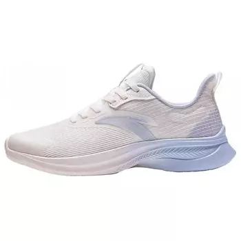 Anta Удобные универсальные амортизирующие износостойкие дышащие низкие повседневные туфли женские кроссовки белые синие 922335501-6 35.5